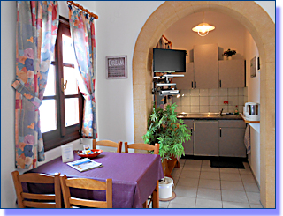 Apartment 1, Dining Area, Kitchenette